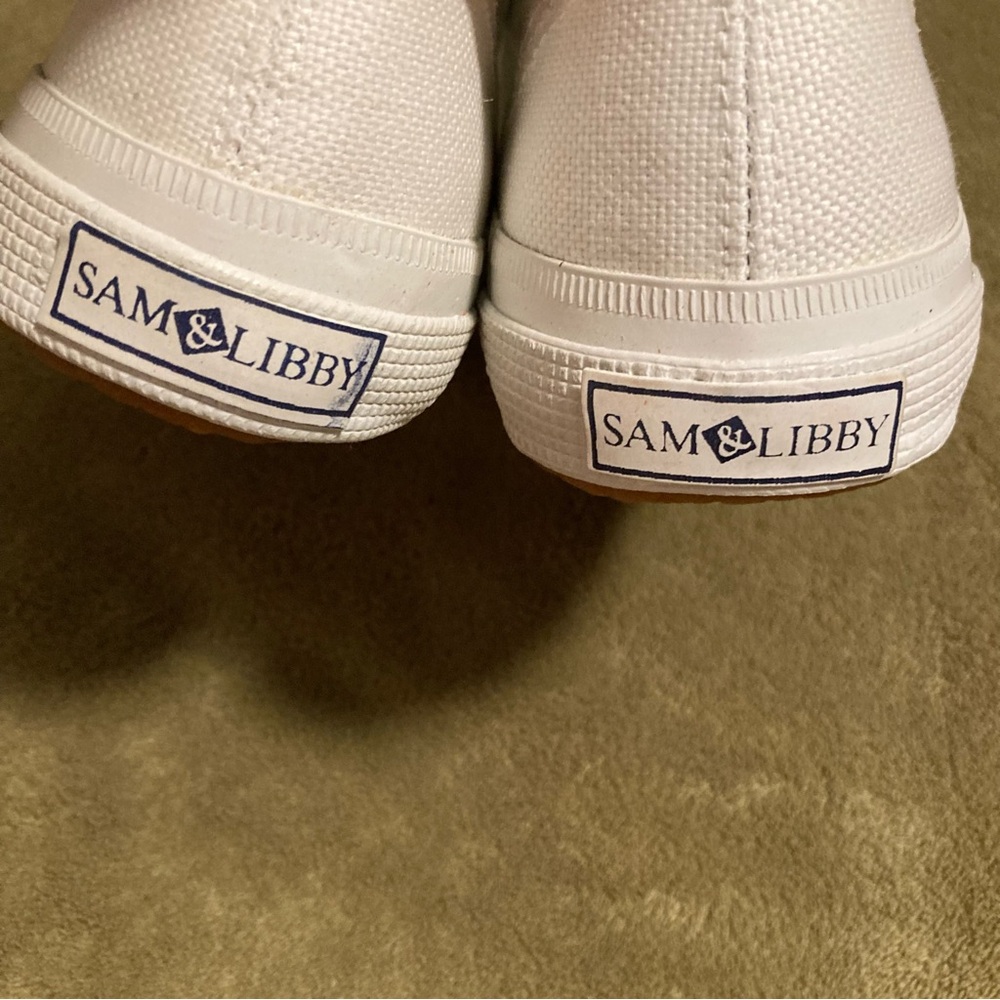 NIB Vintage Sam & Libby Jackie Canvas Shoes Sneakers Size 7.5 - Picture 7 of 13